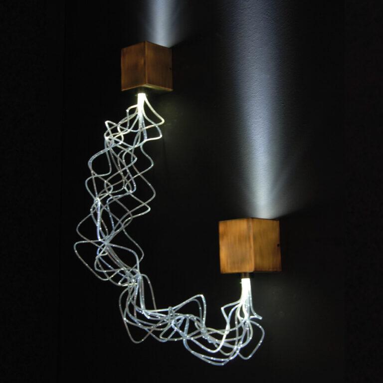 Φωτιστικό τοίχου οπτικής ίνας