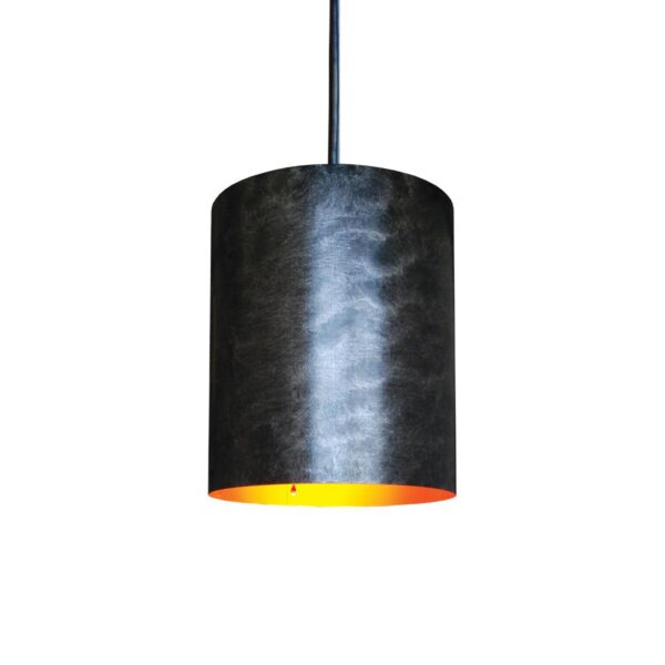 Κρεμαστό φωτιστικό Tubo black-silver-orange